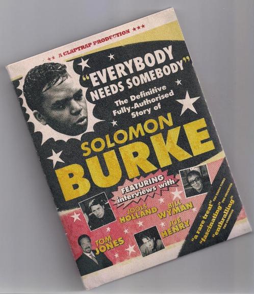 SOLOMON BURKE Everybody Needs Somebody DVD live, Cd's en Dvd's, Dvd's | Muziek en Concerten, Zo goed als nieuw, Muziek en Concerten