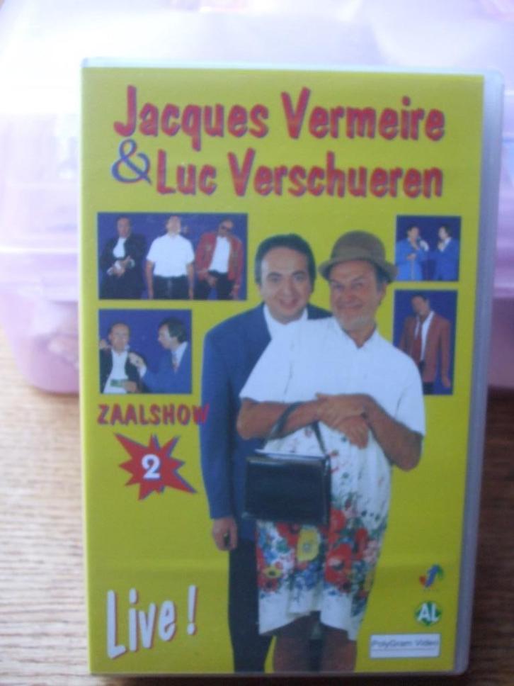 VHS , jacques Vermeire & Luc Verschueren, Cd's en Dvd's, VHS | Film, Gebruikt, Komedie, Alle leeftijden, Ophalen