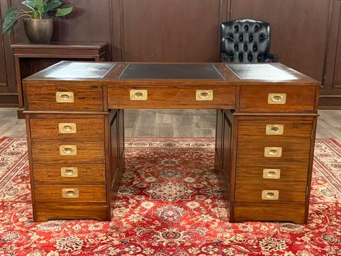 Vintage klassiek Engels bureau #487, Huis en Inrichting, Bureaus, Zo goed als nieuw, Bureau, Ophalen of Verzenden