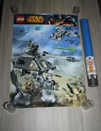 Lego Star Wars poster met Lego Lightsaber Tube, Collections, Star Wars, Utilisé, Enlèvement ou Envoi, Livre, Poster ou Affiche