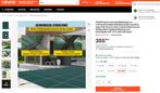 VEVOR Inbouw Zwembadafdekking 5,47x11,47 m, Tuin en Terras, Ophalen, Gebruikt, Afdekzeil