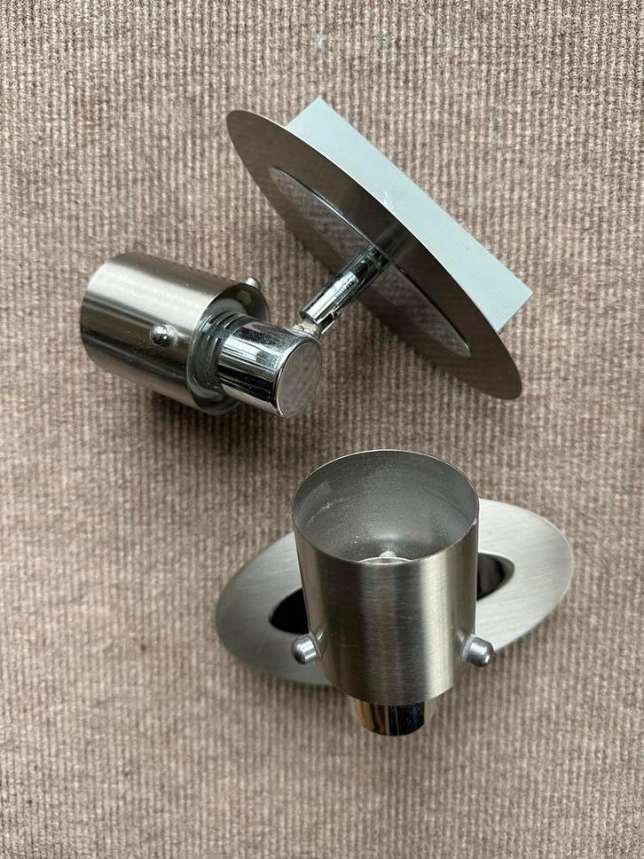 Leeslampen (2 stuks), Huis en Inrichting, Lampen | Vloerlampen, Zo goed als nieuw, Metaal, Ophalen