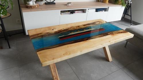 Epoxy Salon tafels, Huis en Inrichting, Tafels | Salontafels, Nieuw, Minder dan 50 cm, 50 tot 100 cm, 100 tot 150 cm, Rechthoekig