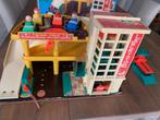 vintage Fisher Price garage, Kinderen en Baby's, Speelgoed | Fisher-Price, Ophalen, Gebruikt