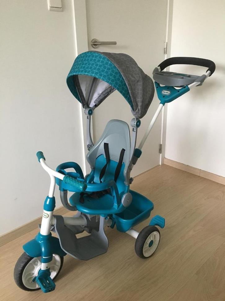Little Tikes driewieler 4 in 1, Fietsen en Brommers, Fietsen | Driewielers, Gebruikt, Duwstang, Ophalen