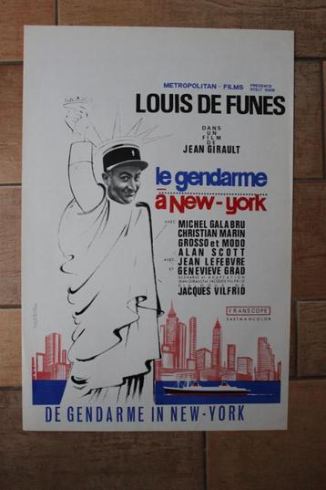 filmaffiche Louis De Funes le gendarme a New York filmposter beschikbaar voor biedingen