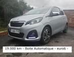 Peugeot 108 - Boîte Automatique - 19.000 km - Euro6 - 1.0 es, Auto's, Peugeot, Stof, Euro 6, Bedrijf, Grijs