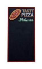 Tableau menu pizza 48 cm - tableau menu pizza inscriptible
