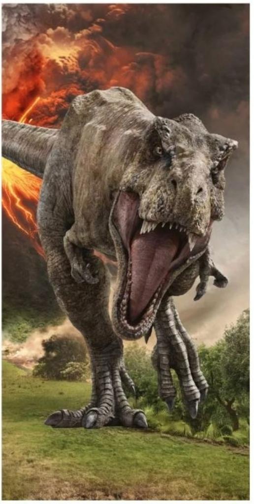 Jurassic World Badlaken / Strandlaken - Dinosaurus - Katoen, Kinderen en Baby's, Kinderkleding | Kinder-zwemkleding, Nieuw, Zwem-accessoire