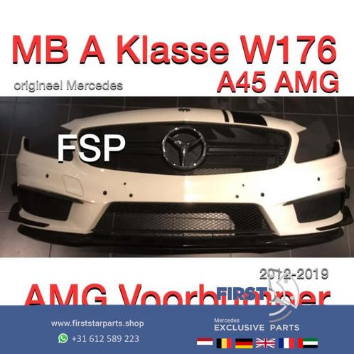 W176 A45 AMG Voorbumper Performance A Klasse 2012-2019 wit e, Auto-onderdelen, Carrosserie, Bumper, Mercedes-Benz, Voor, Gebruikt