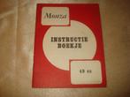 MONZA 49CC Ancien Manuel d'Instructions, Motoren, Handleidingen en Instructieboekjes, Overige merken