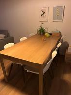 Eettafel 1m80 uitrekbaar tot 2m40, Ophalen, Zo goed als nieuw