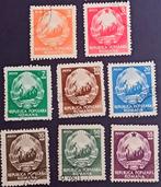 Roemenie 1952 : coat of arms white inscription: gebruikt, Enlèvement ou Envoi