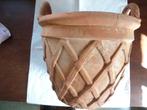 Terracotta bloempot, Tuin en Terras, Bloempotten, Tuin, Rond, Zo goed als nieuw, Minder dan 40 cm
