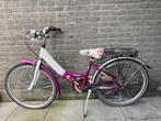 Meisjes fiets 22 inch met 6 versnellingen, Vélos & Vélomoteurs, Vélos | Filles, Comme neuf, 22 pouces, Enlèvement ou Envoi, Vitesses