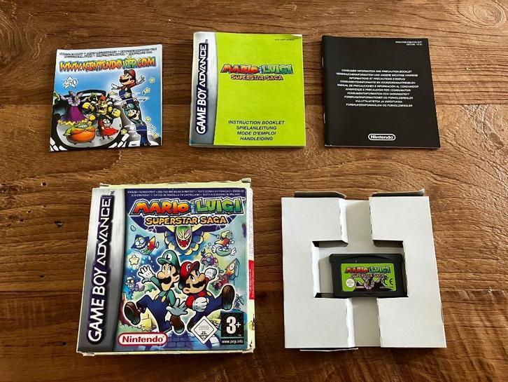 Mario/luigi superstar saga gameboy advance, Games en Spelcomputers, Games | Nintendo Game Boy, Gebruikt, Vanaf 3 jaar, Ophalen of Verzenden