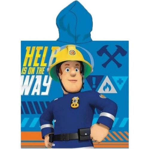 Brandweerman Sam Badponcho - Sneldrogend, Kinderen en Baby's, Kinderkleding | Kinder-zwemkleding, Nieuw, Badponcho, One size, Jongen