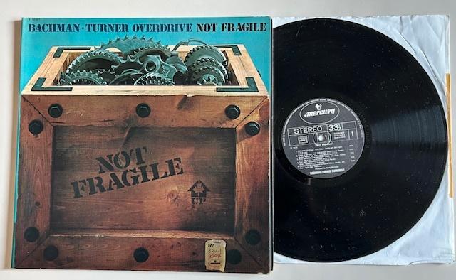LP BACHMAN TURNER OVERDRIVE - NOT FRAGILE - BTO HARD ROCK, Cd's en Dvd's, Vinyl | Rock, Zo goed als nieuw, Poprock, 12 inch, Ophalen of Verzenden