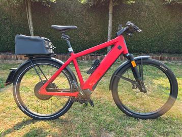(VERKOCHT) 1300 km's! Stromer ST3 Pinion LTE Imperial Red beschikbaar voor biedingen