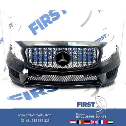W156 GLA AMG BUMPER X156 VOORBUMPER ZWART WIT GRIJS PRE FACE, Auto-onderdelen, Carrosserie, Bumper, Mercedes-Benz, Voor, Gebruikt