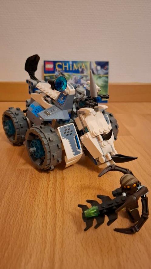 Lego Chima Rhinocéros, Kinderen en Baby's, Speelgoed | Duplo en Lego, Zo goed als nieuw, Lego, Complete set, Ophalen of Verzenden