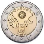 2 euro Portugal 2014 - Anjerrevolutie (UNC), Postzegels en Munten, Munten | Europa | Euromunten, 2 euro, Ophalen of Verzenden