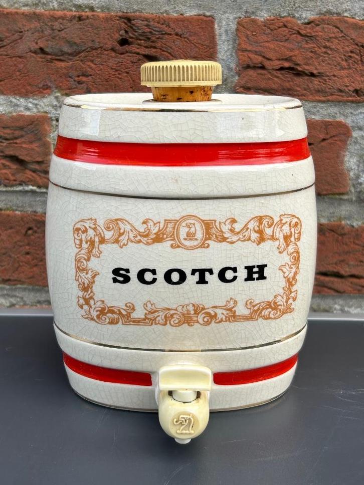 Scotch, Whiskey, Whisky tankje, Verzamelen, Merken en Reclamevoorwerpen, Gebruikt, Gebruiksvoorwerp, Ophalen of Verzenden