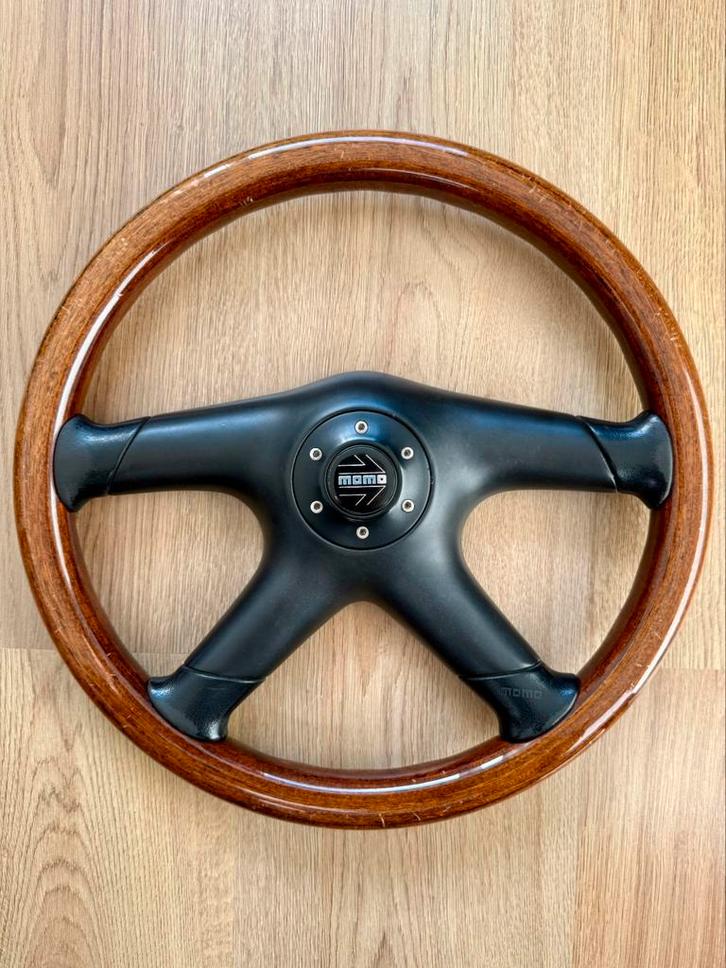 Momo ML36 Houten Stuur VW Golf Jetta Polo Scirocco MK1 MK2, Auto-onderdelen, Besturing, Alfa Romeo, Amerikaanse onderdelen, Audi