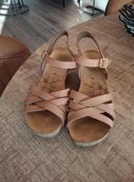 Dames sandaaltjes maat 38, Bruin, Zo goed als nieuw, Sandalen of Muiltjes, Ophalen of Verzenden