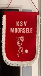 Fanion KSV Moorsele 17 x 26 cm, Comme neuf, Fanion ou Écharpe, Envoi
