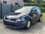 Vw Golf 7 1.6 TDi 110cv EURO 6b GPS Clim ACC, 5 places, Berline, Tissu, Bleu