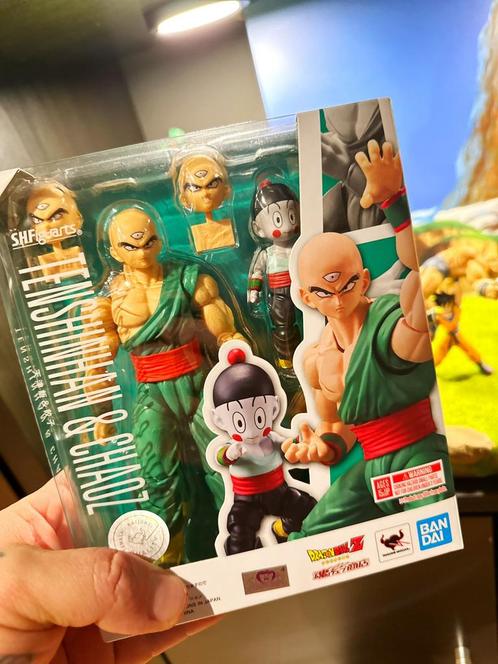 Tenshinhan & Chaoz Dragon Ball Z SHFiguarts, Collections, Jouets miniatures, Comme neuf
