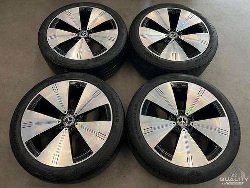 5x112 21 Inch Mercedes EQS V297 AMG Velgen + Banden 265/40/2, Auto-onderdelen, Banden en Velgen, Banden en Velgen, Zomerbanden