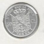 België: 50 centiemen 1886 FRANS in prachtig (= morin 184), Zilver, Zilver, Losse munt, Verzenden