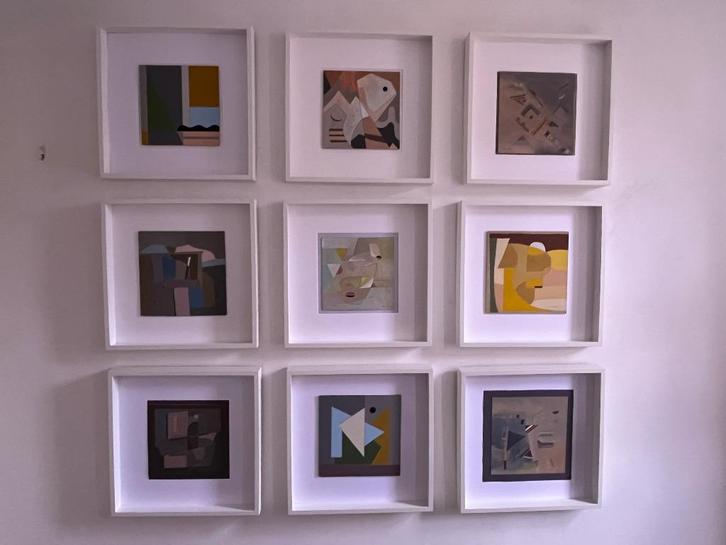 Privé verkoop 150 schilderijen - Nieuwe aanwinsten- stock, Antiek en Kunst, Kunst | Schilderijen | Modern, Ophalen of Verzenden