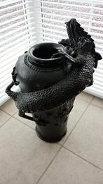 Vase dragon Tokoname - vers 1890, Enlèvement