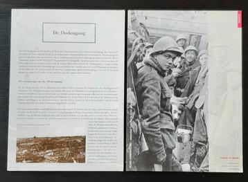 Folders: Dodengang, Trench of death. 2 x 6 blz. NL en Eng. beschikbaar voor biedingen