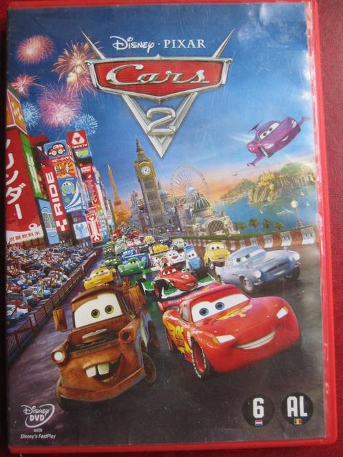 Cars 2 (2011) DISNEY, Cd's en Dvd's, Dvd's | Tekenfilms en Animatie, Zo goed als nieuw, Amerikaans, Tekenfilm, Vanaf 6 jaar, Ophalen of Verzenden