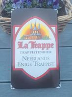 Assiette émaillée La Trappe, Collections, Marques de bière, Enlèvement ou Envoi, Utilisé, Panneau, Plaque ou Plaquette publicitaire