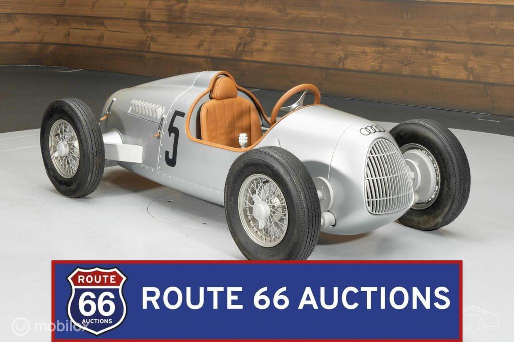 Audi Auto Union Pedalcar | 2008 | Route 66 Auctions, Auto's, Gebruikt, Overige modellen, Zwart, Bedrijf