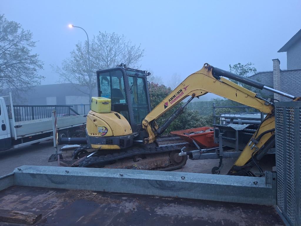 Minipelle yanmar 5t, Enlèvement, Excavatrice