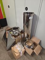 Nieuwe Inox dubbelwandige schoorsteen buis ø20cm, Huis en Inrichting, Ophalen