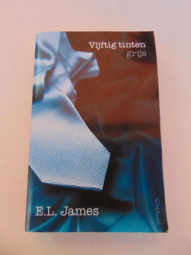 Boek: Vijftig tinten grijs - E.L.James, Fifty Shades Of Grey, Boeken, Romans, Zo goed als nieuw, Ophalen of Verzenden