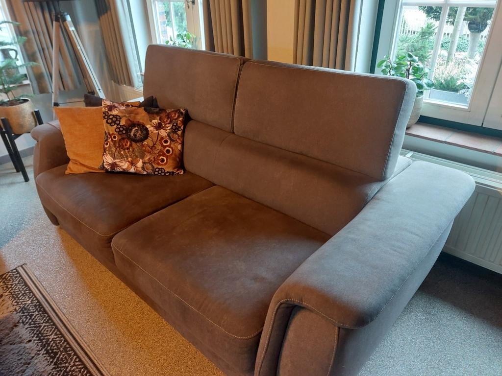 Salon 2 zit en 3 zit met longchaire, Huis en Inrichting, Ophalen, Stof