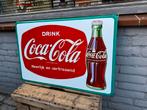 Panneau publicitaire en émail Coca Cola, Collections, Enlèvement, Utilisé, Panneau publicitaire