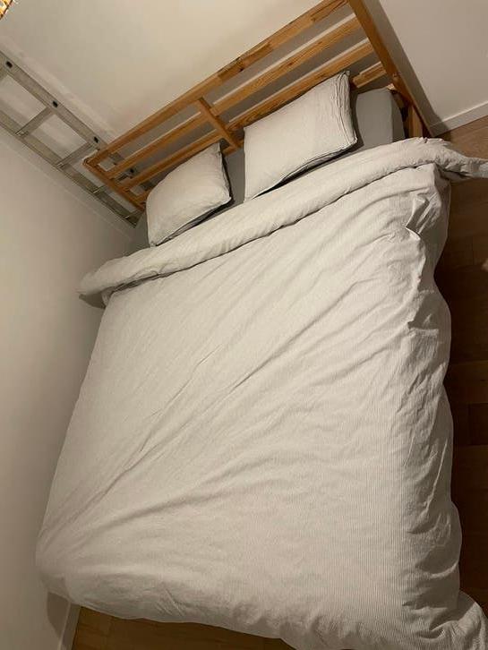 Lit 160x200, Maison & Meubles, Chambre à coucher | Lits, Comme neuf, Enlèvement, 200 cm, Deux personnes