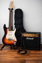 Electrische gitaar Aria, versterker marshall 15 mg, Muziek en Instrumenten, Ophalen, Marshall
