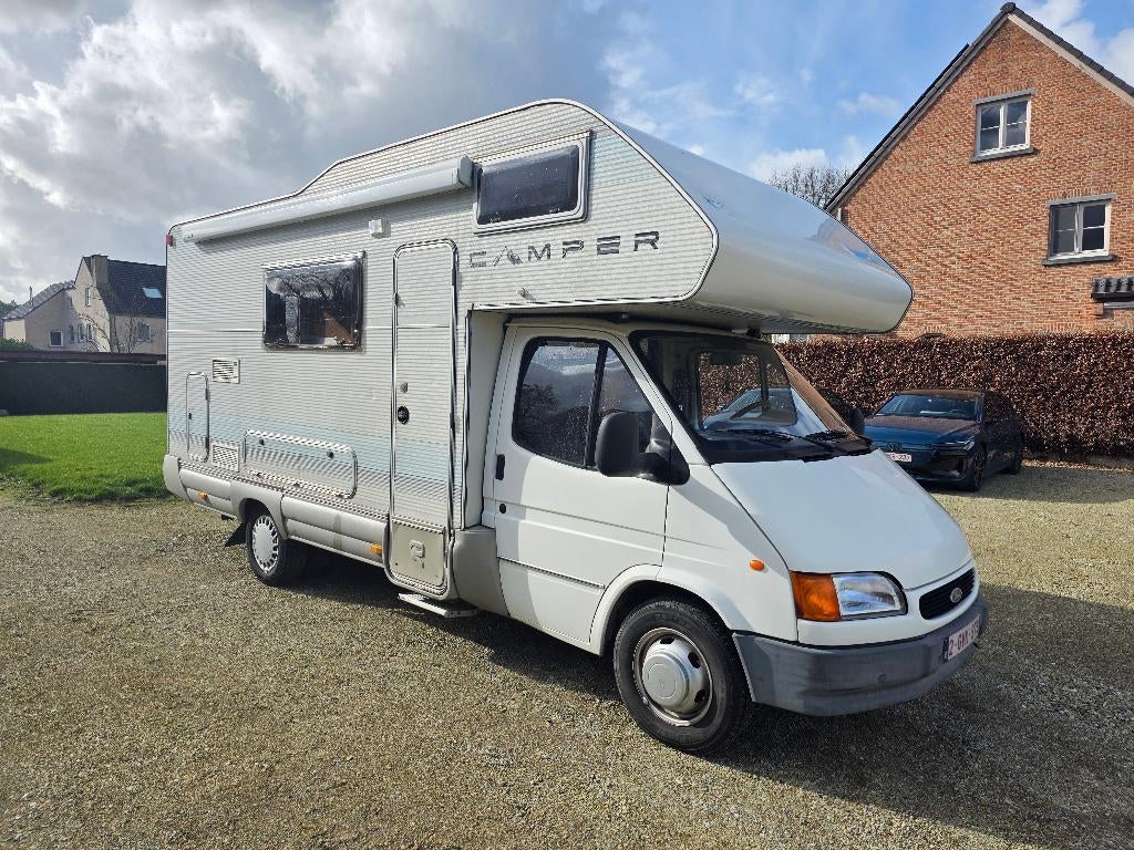 Camper, Caravans en Kamperen, Mobilhomes, Particulier, tot en met 6, Alkoof, Ford, Ford, 6 tot 7 meter, Diesel, Handgeschakeld
