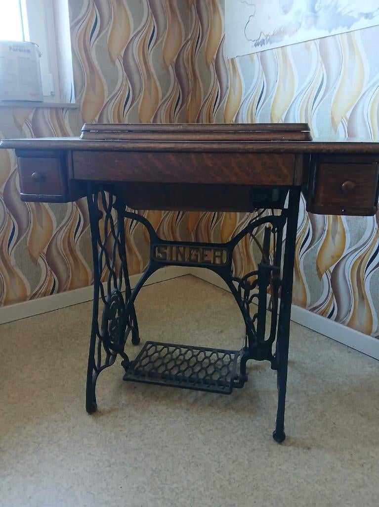 ANCIENNE MACHINE A COUDRE SINGER, Antiek en Kunst, Antiek | Naaimachines, Ophalen