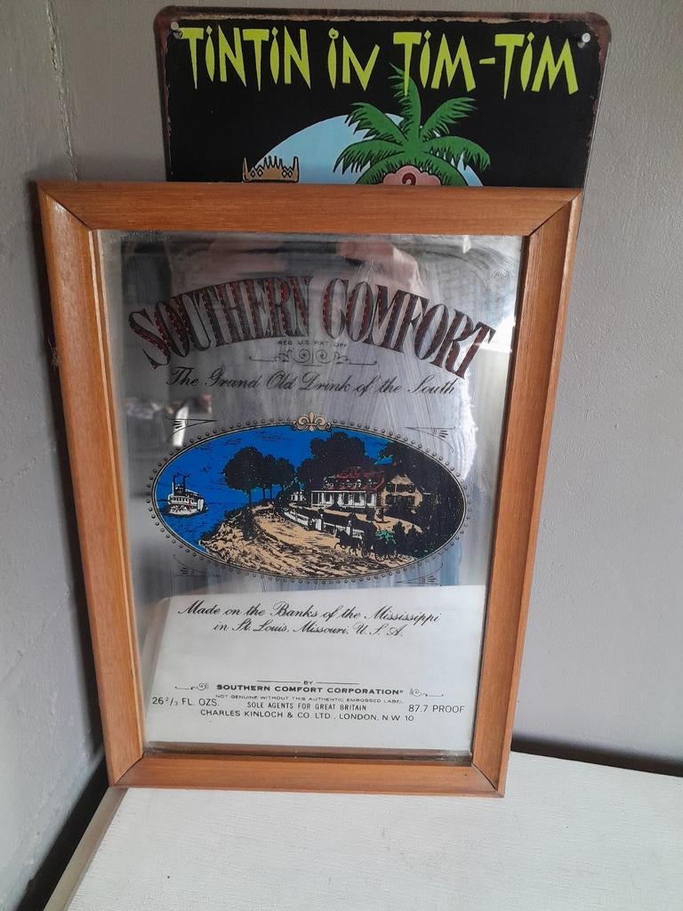 Reclame spiegel, Antiquités & Art, Antiquités | Miroirs, Enlèvement